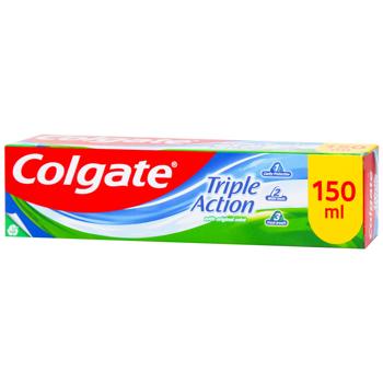 Зубна паста Colgate Потрійна дія 150мл - купити, ціни на Чудо Маркет - фото 2