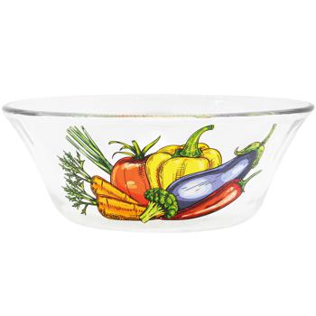 Salad bowl glass 16.5cm - buy, prices for Auchan - photo 2