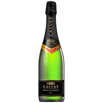 Calvet Cremant de Bordeaux White Brut Sparkling Wine 10.5% 0.75l - buy, prices for Za Raz - photo 1
