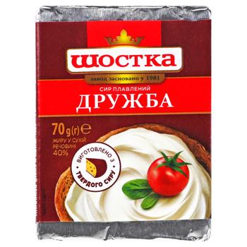 Shostka Druzhba Processed Cheese 40% 70g - buy, prices for ULTRAMARKET - photo 3