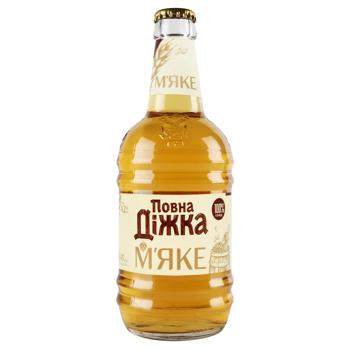 Пиво Повна Діжка M'яке світле 4,2% 0,45л - купити, ціни на КОСМОС - фото 1