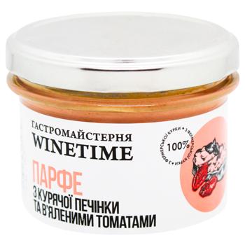 Парфе Winetime з курячої печінки та в’яленими томатами 180г - купити, ціни на WINETIME - фото 1