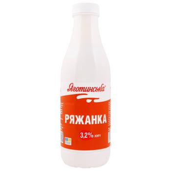 Ряженка Яготинская 3,2% 750г - купить, цены на КОСМОС - фото 1
