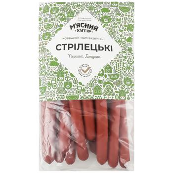Колбаски Мясной Хутор Стрелецкие полукопченые первый сорт