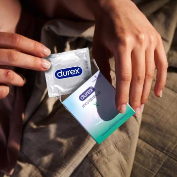Презервативи Durex Іnvisible латексні з силіконовою змазкою ультратонкі Зшт - купити, ціни на Чудо Маркет - фото 6
