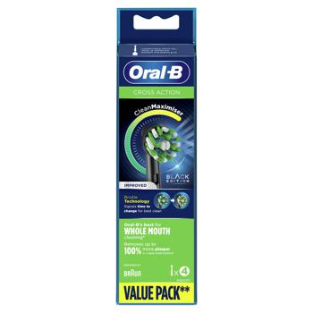 Насадки для электрической зубной щётки Oral-B Cross Action Black 4шт - купить, цены на - фото 1
