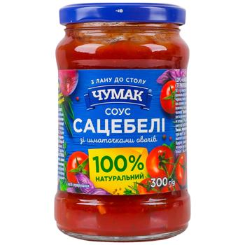 Соус Чумак Сацебели с овощами 300г - купить, цены на Чудо Маркет - фото 1