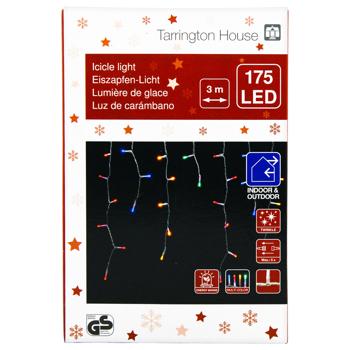 Гирлянда-занавес Tarrington House разноцветная 175LED - купить, цены на METRO - фото 3