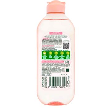 Garnier Skin Naturals With Rose Micellar Water 400ml - buy, prices for Supermarket "Kharkiv" - photo 2