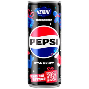 Pepsi Black Zero Sugar Carbonated Drink 0.33l - buy, prices for NOVUS - photo 7