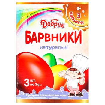 Набір барвників Добрик Натуральні для великодніх яєць 9г - купити, ціни на КОСМОС - фото 2