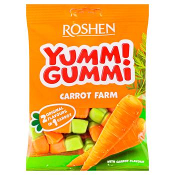 Цукерки Roshen Yummi Gummi Carrot Farm 70г
