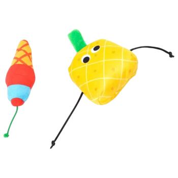 Іграшка для котів Pet Fun Ананас та морозиво 6х6,5 / 4х8,5 см - купить, цены на MasterZoo - фото 1
