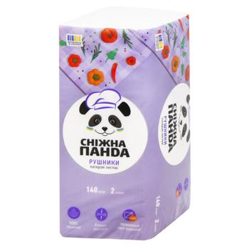 Snow Panda 2-ply Paper Towels 140pcs