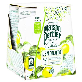 Maison Perrier Chic Lemonjito Sparkling Beverage 250ml x 4pcs - buy, prices for - photo 4