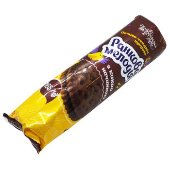 Печенье Українська Зірка Утренняя мелодия с какао начинкой 165г - купить, цены на КОСМОС - фото 2