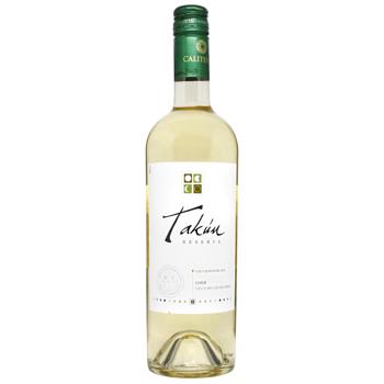 Takun Reserva Sauvignon Blanc White Dry Wine 13% 0.75l - buy, prices for COSMOS - photo 1