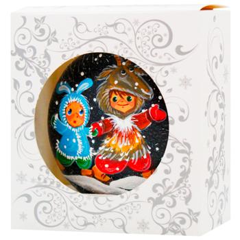 Куля ялинкова Різдвяні Історії Щедрувальники 9см - купити, ціни на WINETIME - фото 1