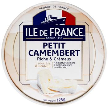 Ile de France Petit Camembert Soft Cheese 50% 125g - buy, prices for COSMOS - photo 2
