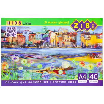 ZiBi Glued Album for Painting A4 40 sheets  in assortment - buy, prices for - photo 2