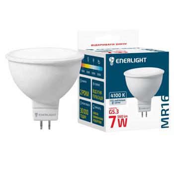 Лампа Enerlight LED MR16 4100K G5.3 7Вт - купити, ціни на NOVUS - фото 1