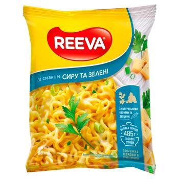 Reeva Cheese and Greens Flavored Egg Noodles 85g - buy, prices for NOVUS - photo 1