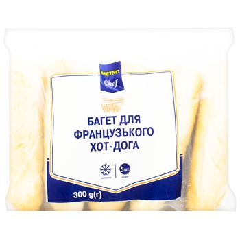 Багет Metro Chef для французького хот-дога заморожений 5шт 300г - купити, ціни на METRO - фото 1