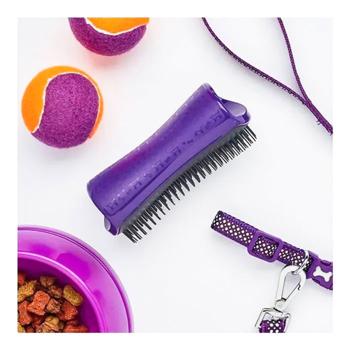 Щітка для собак Pet Teezer De-shedding and Grooming - фіолетово-сірий - купити, ціни на MasterZoo - фото 8