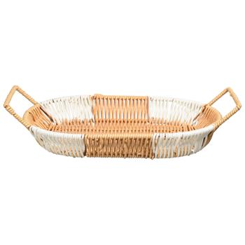 Wicker Fruit Bowl 29*19*4.5cm