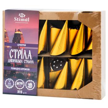 Конфеты Стимул Стрела Днепровская помадно-кремовые 315г