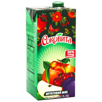 Напій соковмісний Соковита мультивітамінний з м'якоттю 0,95л - купити, ціни на Чудо Маркет - фото 2