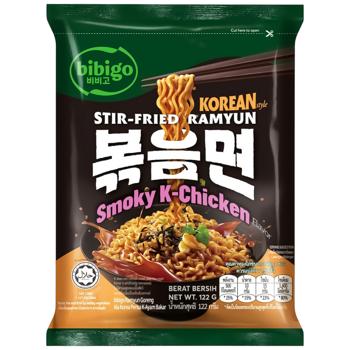 Bibigo Smoky K-Chicken Flavor Stir-Fried Ramen 122g