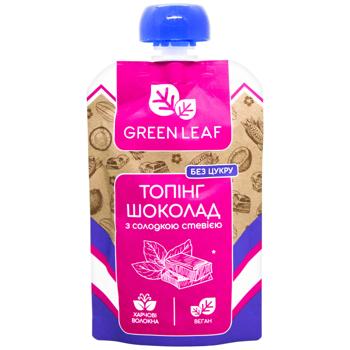 Green Leaf Chocolate Topping with Sweet Stevia 90g - buy, prices for Ideal - photo 1