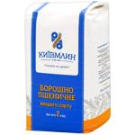 Борошно КиївМлин пшеничне вищий сорт 2кг