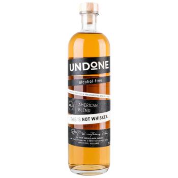 Undone No.3 American Blend Not Whiskey Alcohol-free Drink 0.7l - buy, prices for METRO - photo 1