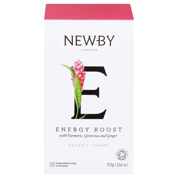 Newby Energy Boost Green Tea Turmeric + Ginger 37g - buy, prices for MegaMarket - photo 1