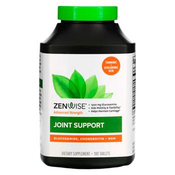 Підтримка суглобів, Joint Support, Zenwise Health, підвищена сила, 180 таблеток - купити, ціни на Біотус - фото 1