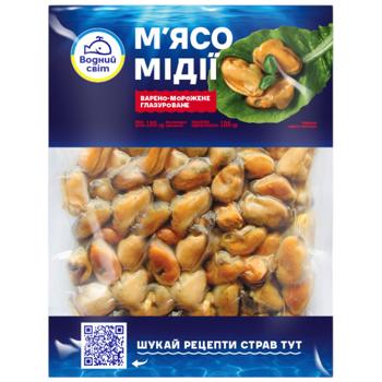 Vodnyi Svit Frozen Boiled Mussel Meat 180g - buy, prices for COSMOS - photo 1