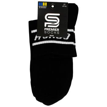 Premier Socks Men's Quarter Crew Socks s.25, 27, 29 Black - buy, prices for EKO Market - photo 1