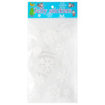 Наліпки новорічні силіконові 15х20 см WGS-5144 9245 И846 - купити, ціни на КОСМОС - фото 4