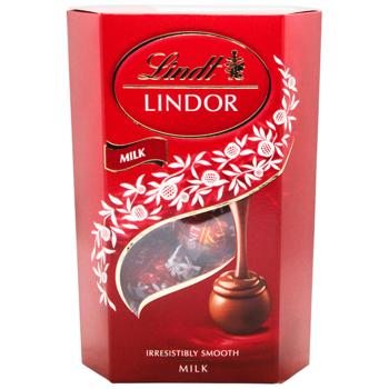 Конфеты Lindt Lindor молочные 200г - купить, цены на КОСМОС - фото 1