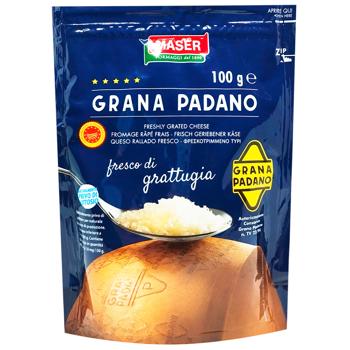 Сир Maser Grana Padano тертий 100г - купити, ціни на Cупермаркет "Харків" - фото 1