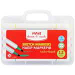 Maxi Sketch Double-sided Sketch Marker Set 12 Colors