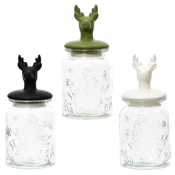 Банка для зберігання 10х23,5см в асортименті - купити, ціни на METRO - фото 1