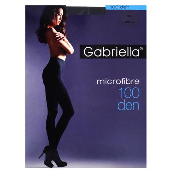 Колготи жіночі Gabriella Microfibre 100 den р.4 Nero матові