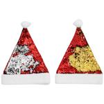 Колпак Actuel Санта пайетки 28х38см в ассортименте