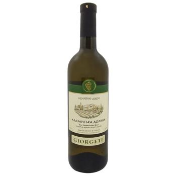 Giorgeti Alazani Valley White Semisweet Wine 10-13% 0.75l