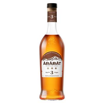 Бренді Арарат 3 роки 40% 0,5л - купити, ціни на Ідеал - фото 1
