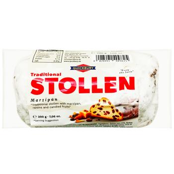 Штоллен КвікБері 200г з марципаном м/у - купити, ціни на Cупермаркет "Харків" - фото 1