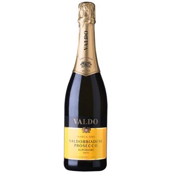Вино ігристе Valdo Marca Oro Valdobbiadene Prosecco Superiore Extra Dry біле екстрасухе 11% 0,75л - купити, ціни на MasterZoo - фото 1